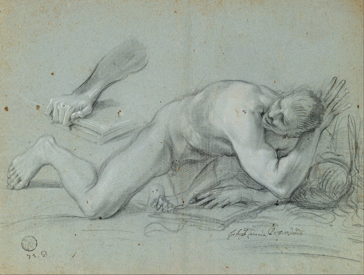 Studera för en fallen ängel av Giovanni Angelo Canini