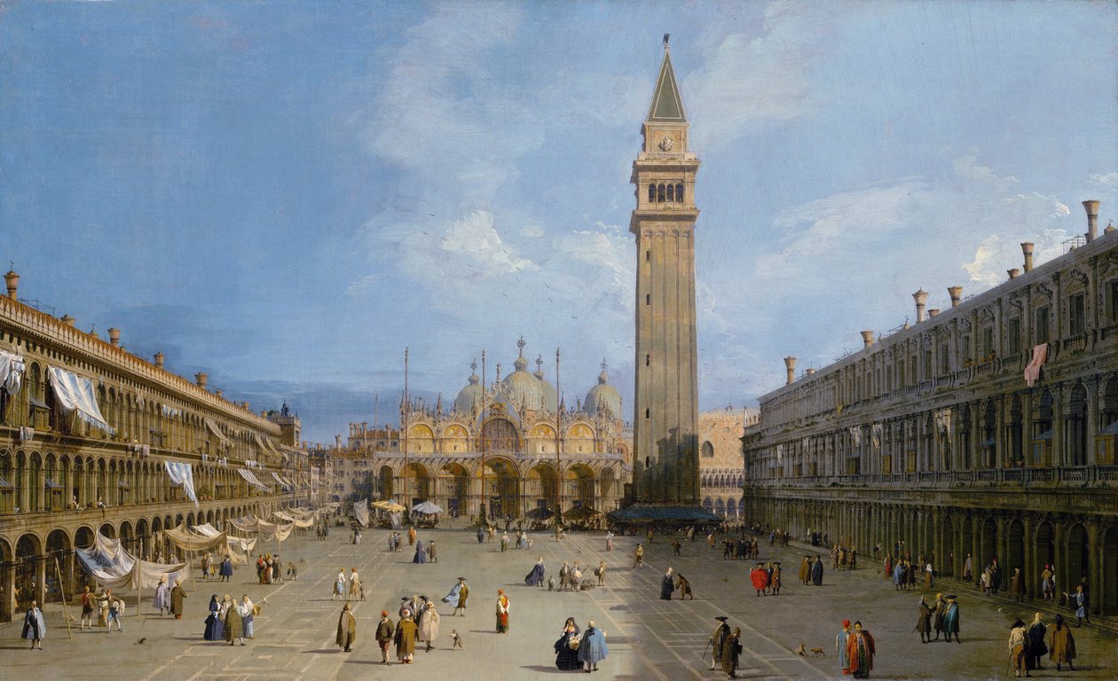 Piazza San Marco av Giovanni Antonio Canal