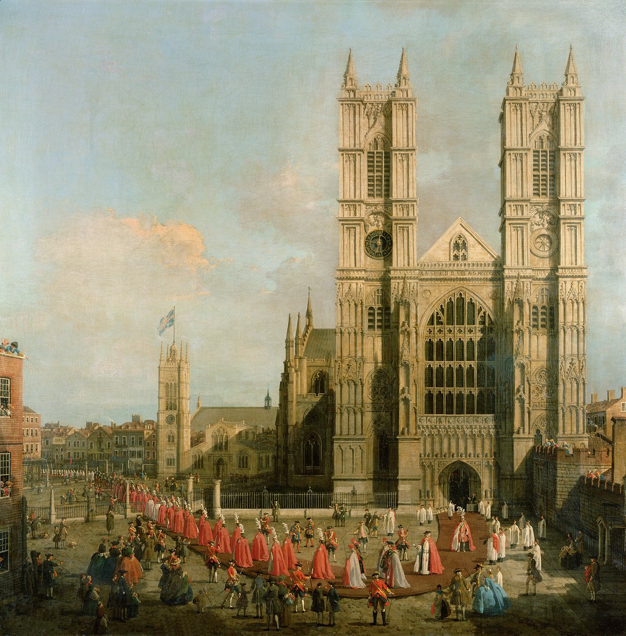 Procession av badets riddare av Giovanni Antonio Canal