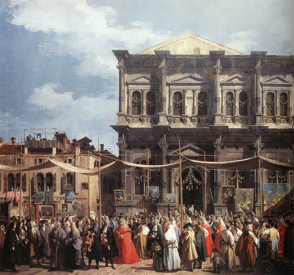 The Feast Day of St Roch av Giovanni Antonio Canal