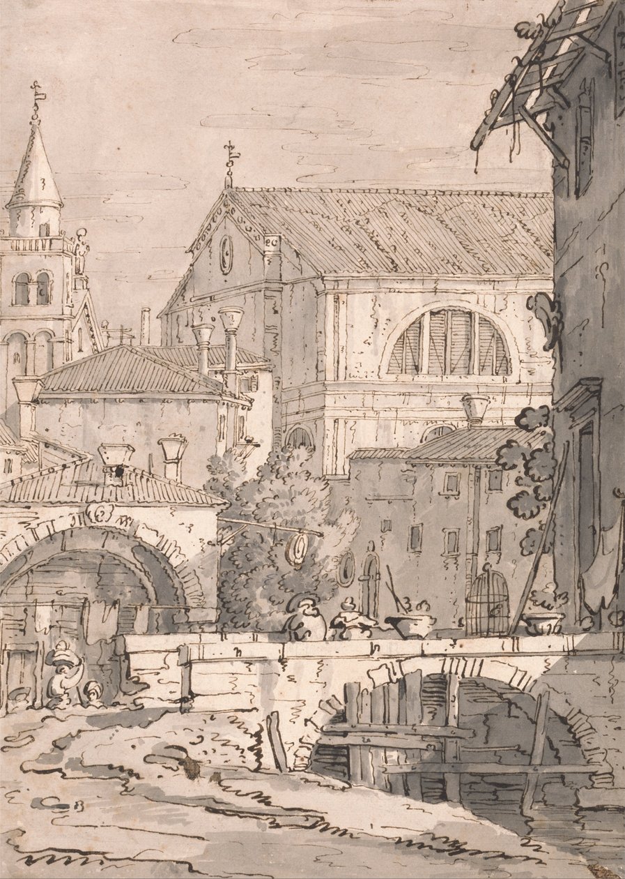Venetian Fantasy av Giovanni Antonio Canal
