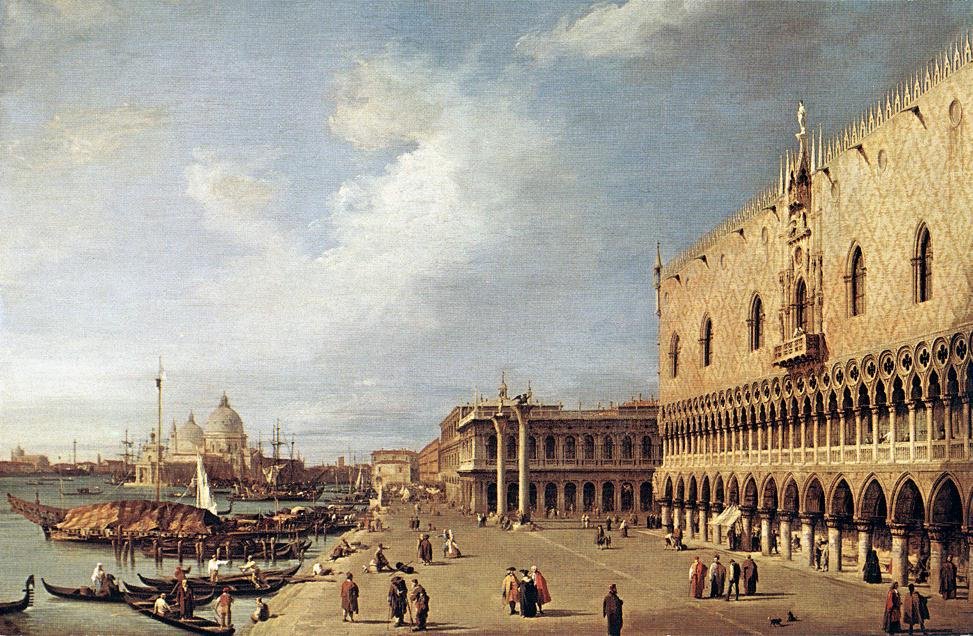 View of the Ducal Palace av Giovanni Antonio Canal