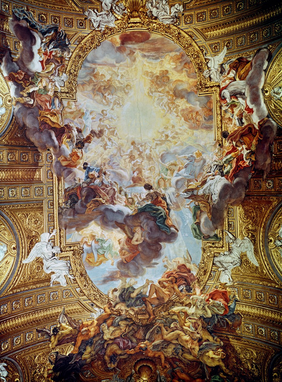 Triumf i Jesu namn av Giovanni Battista Gaulli