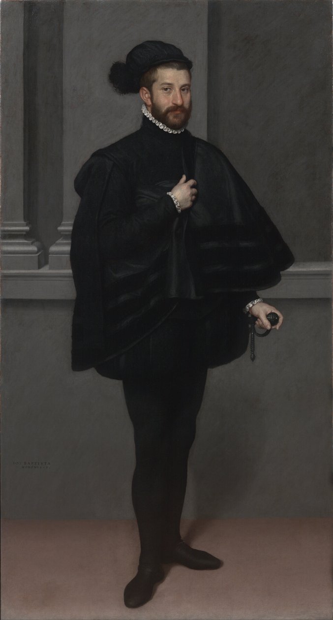Riddaren i svart av Giovanni Battista Moroni