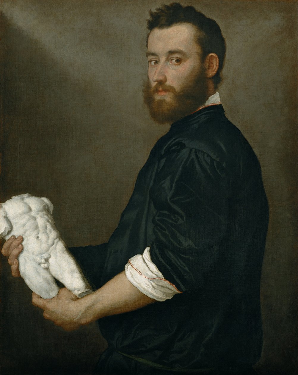 Bildhuggaren Alessandro Vittoria av Giovanni Battista Moroni