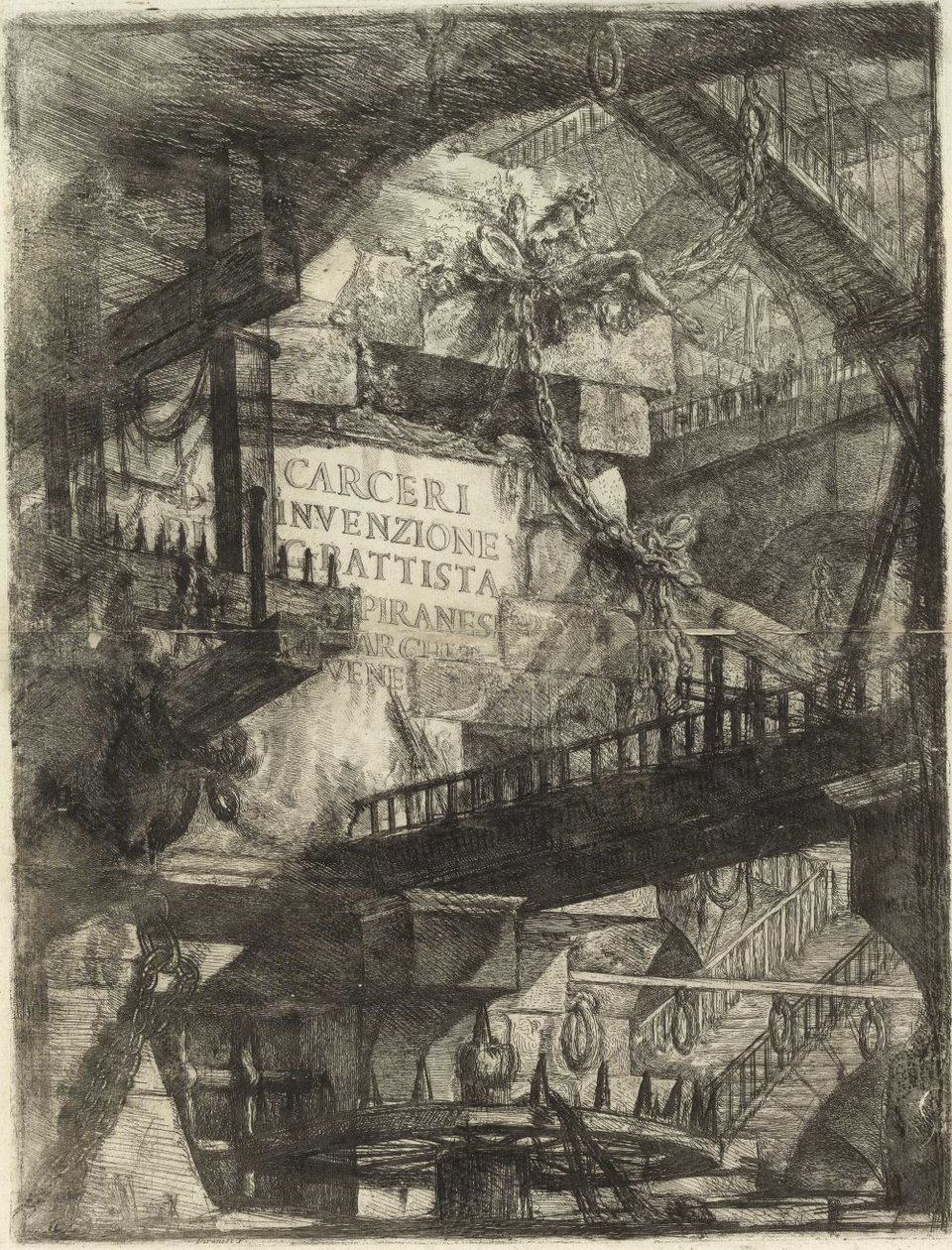 Le carceri dinvenzione [frontispiece] av Giovanni Battista Piranesi