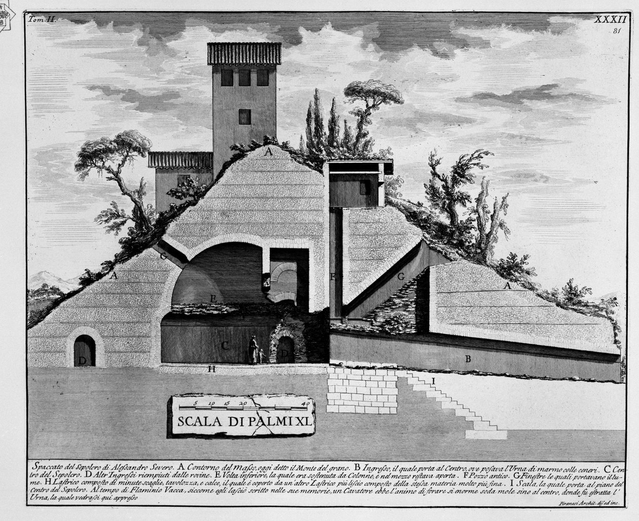 Monte del Grano av Giovanni Battista Piranesi
