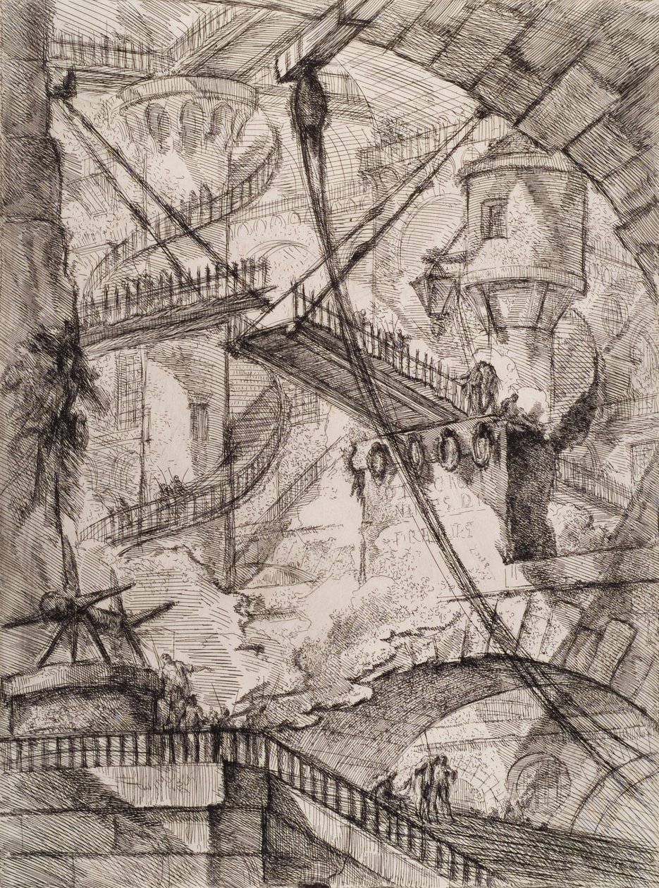 Dragbron av Giovanni Battista Piranesi