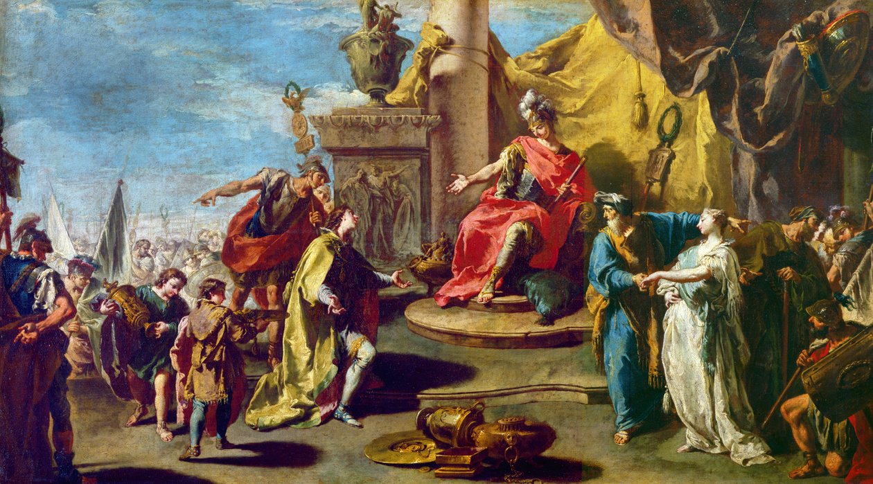 Scipios kontinens (237-183 f.Kr.) av Giovanni Battista Pittoni