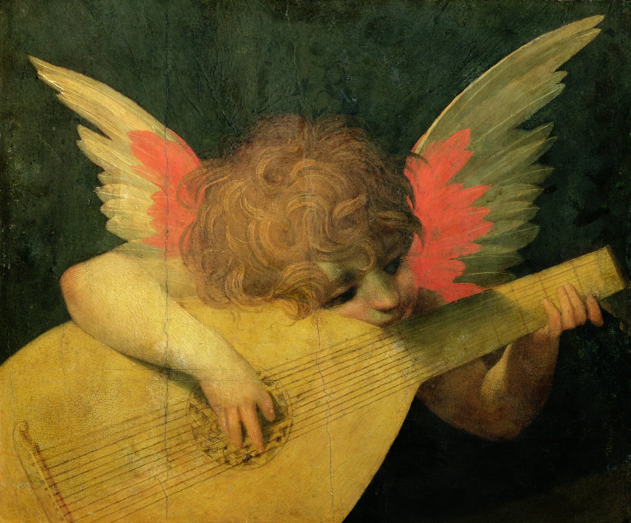 Ängelmusiker, ca 1520 (tempera på panel) av Giovanni Battista Rosso Fiorentino