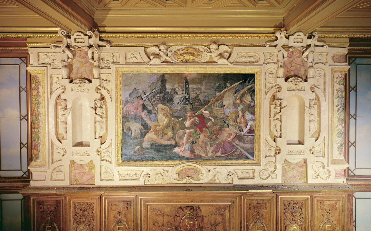 The Vengeance of Nauplius, 1535-40 (se även 695080) av Giovanni Battista Rosso Fiorentino