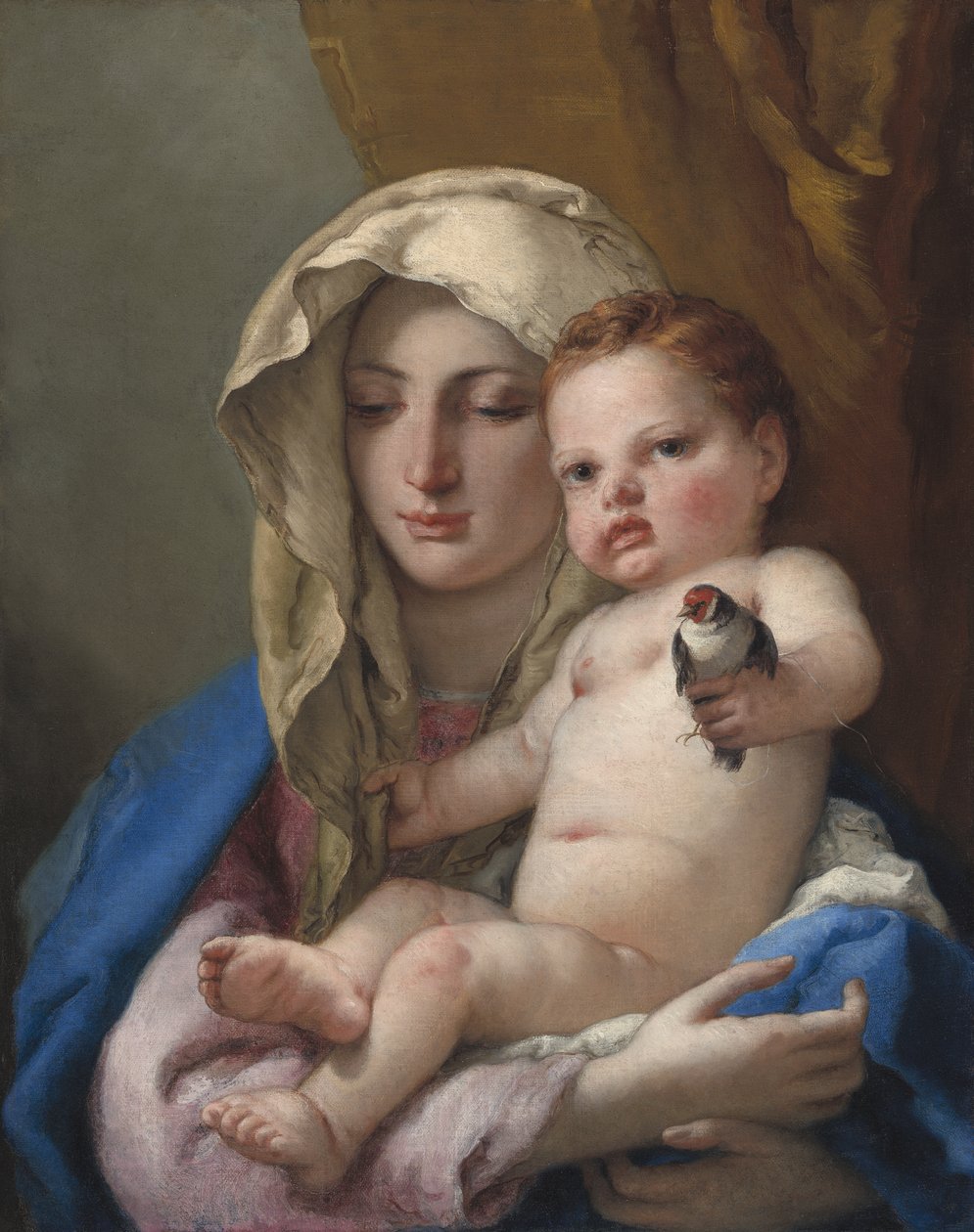 Madonna av guldfinken, ca 1767-70 av Giovanni Battista Tiepolo