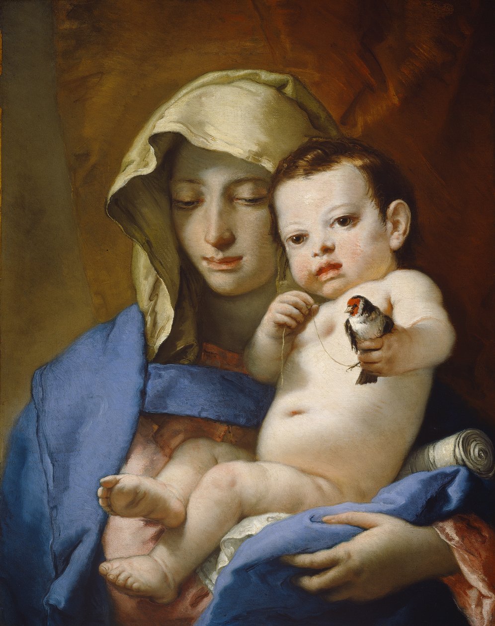 Guldfinkens madonna, ca 1767-70 av Giovanni Battista Tiepolo