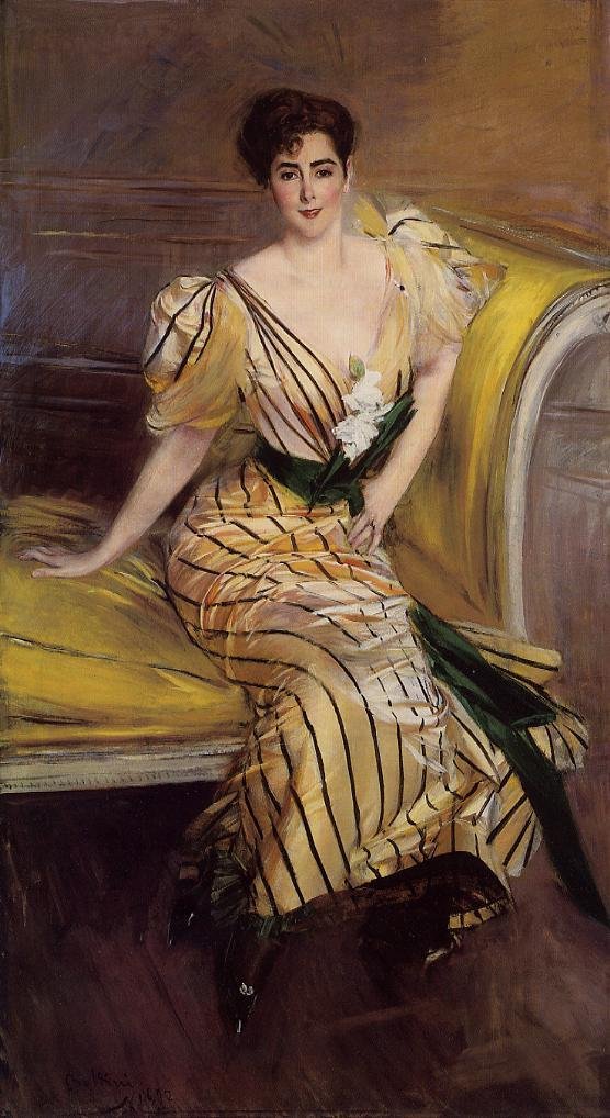 Portrait of Madame Josephina Alvear de Errazuriz av Giovanni Boldini