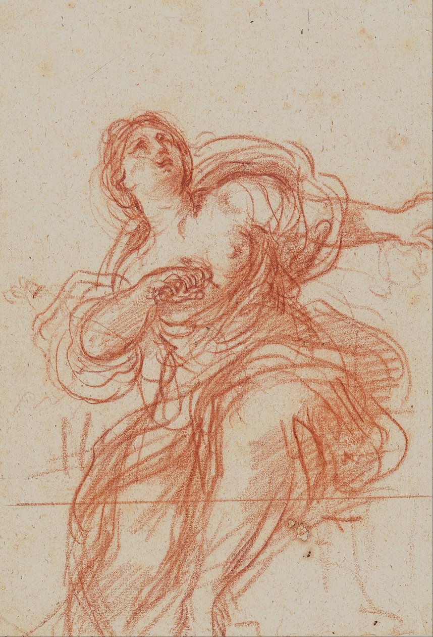 Lucretias död av Giovanni Francesco Barbieri