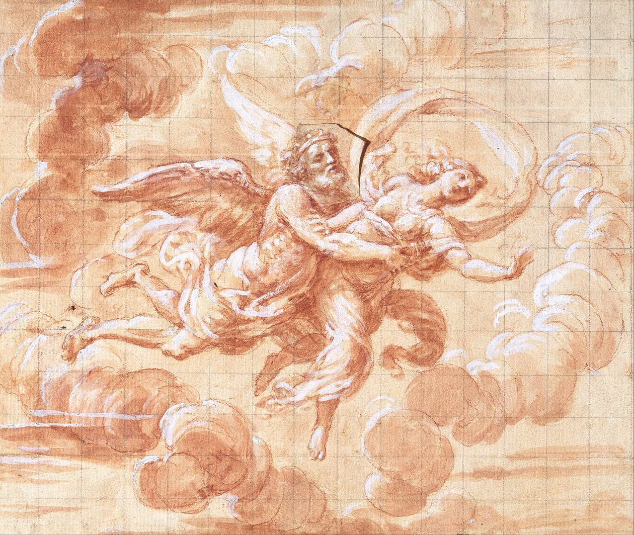 Boreas bortför Orithyia av Giovanni Maria Morandi