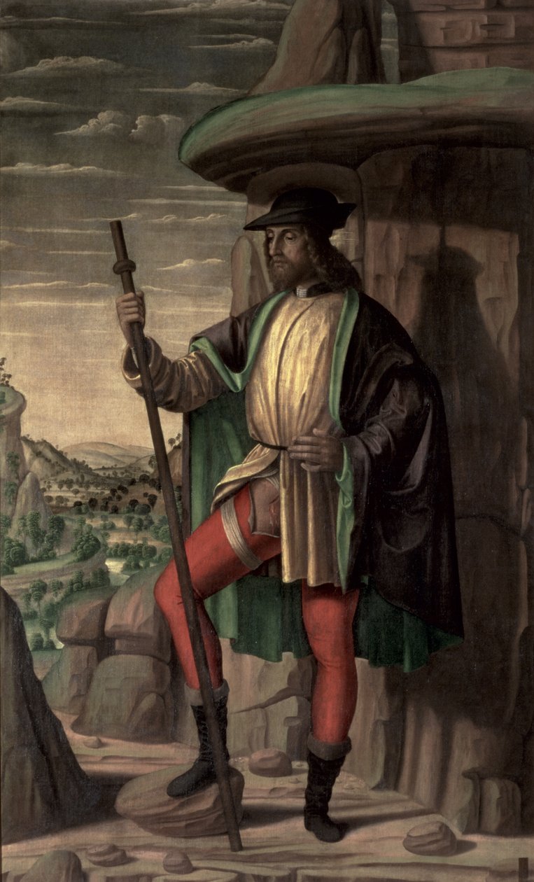 St. Roch av Giovanni Santi or Sanzio