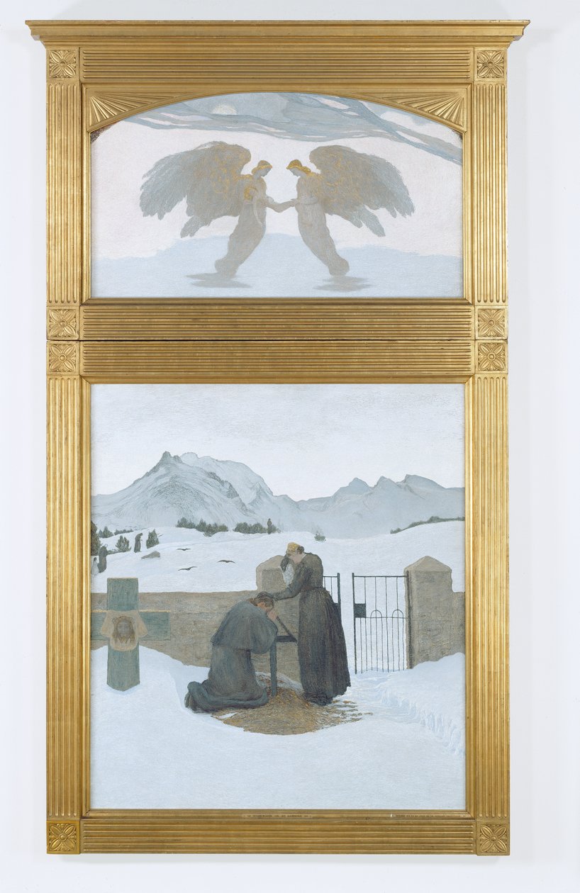 Religiös tröst, 1897 av Giovanni Segantini