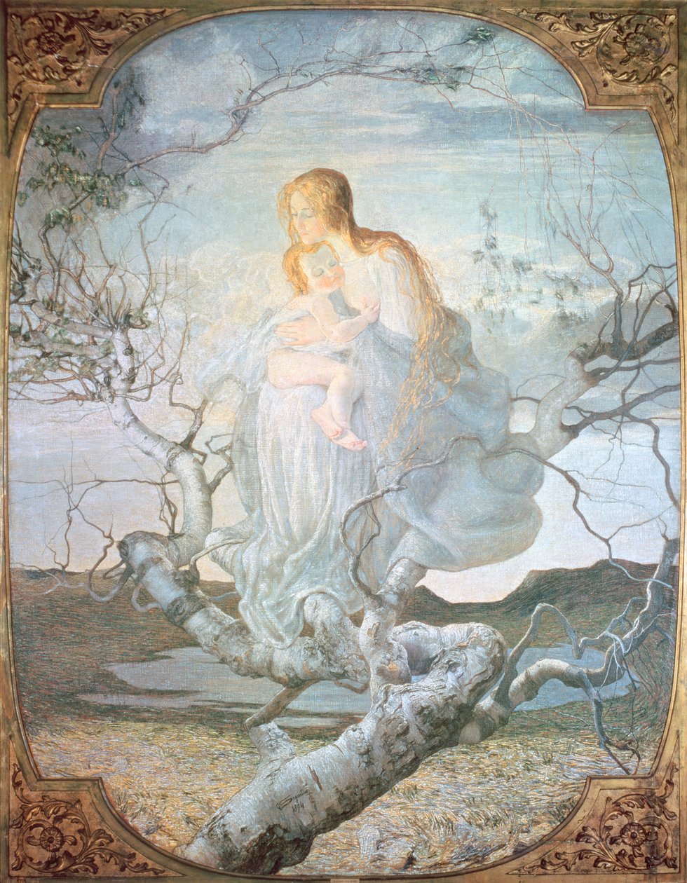 Livets ängel, 1894 av Giovanni Segantini