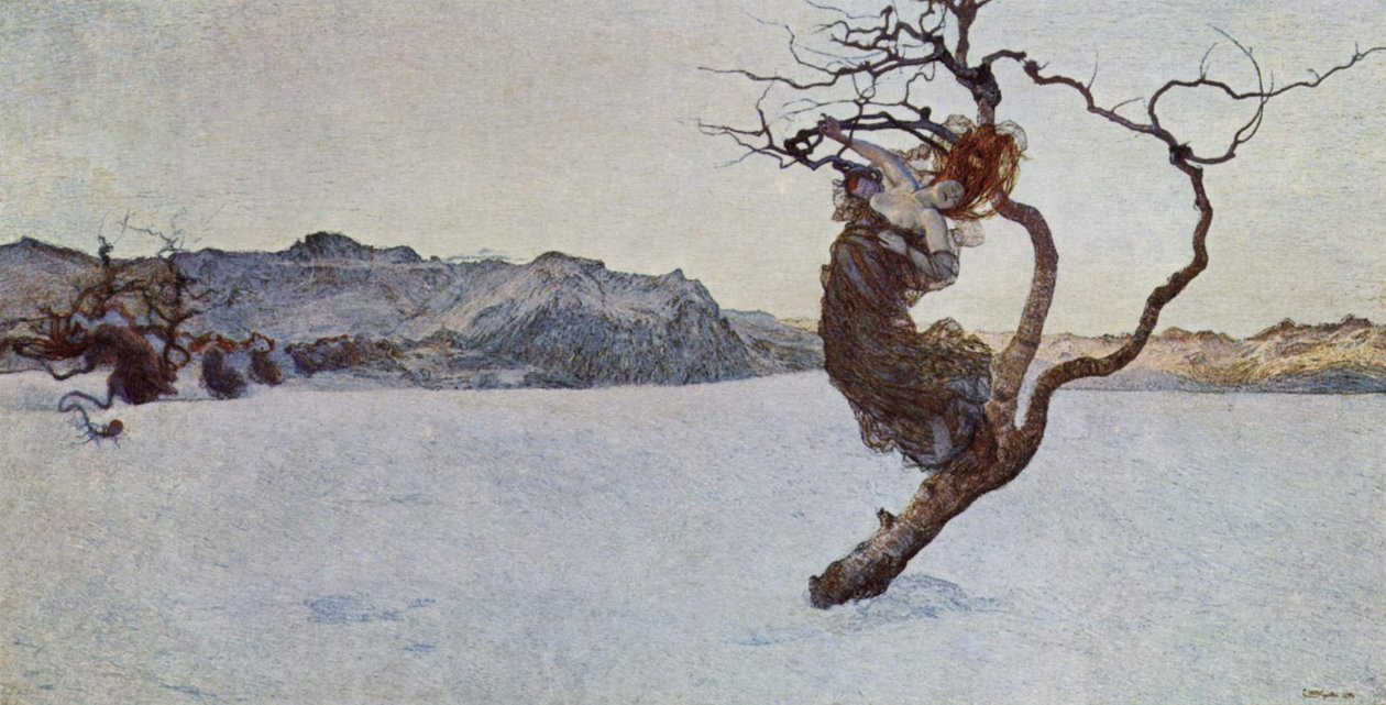 The Evil Mothers   av Giovanni Segantini