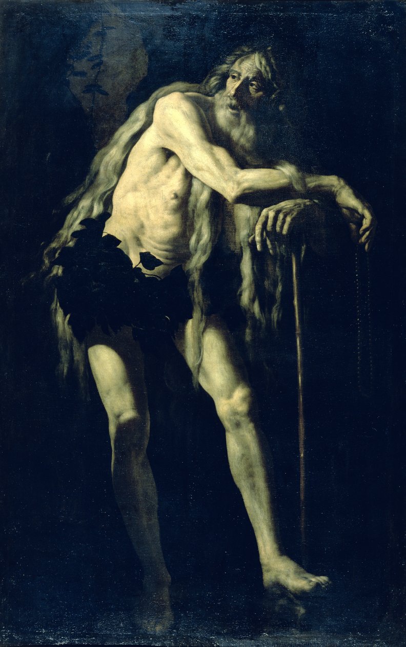 Sankt Onuphrius av Giovanni Battista Caracciolo