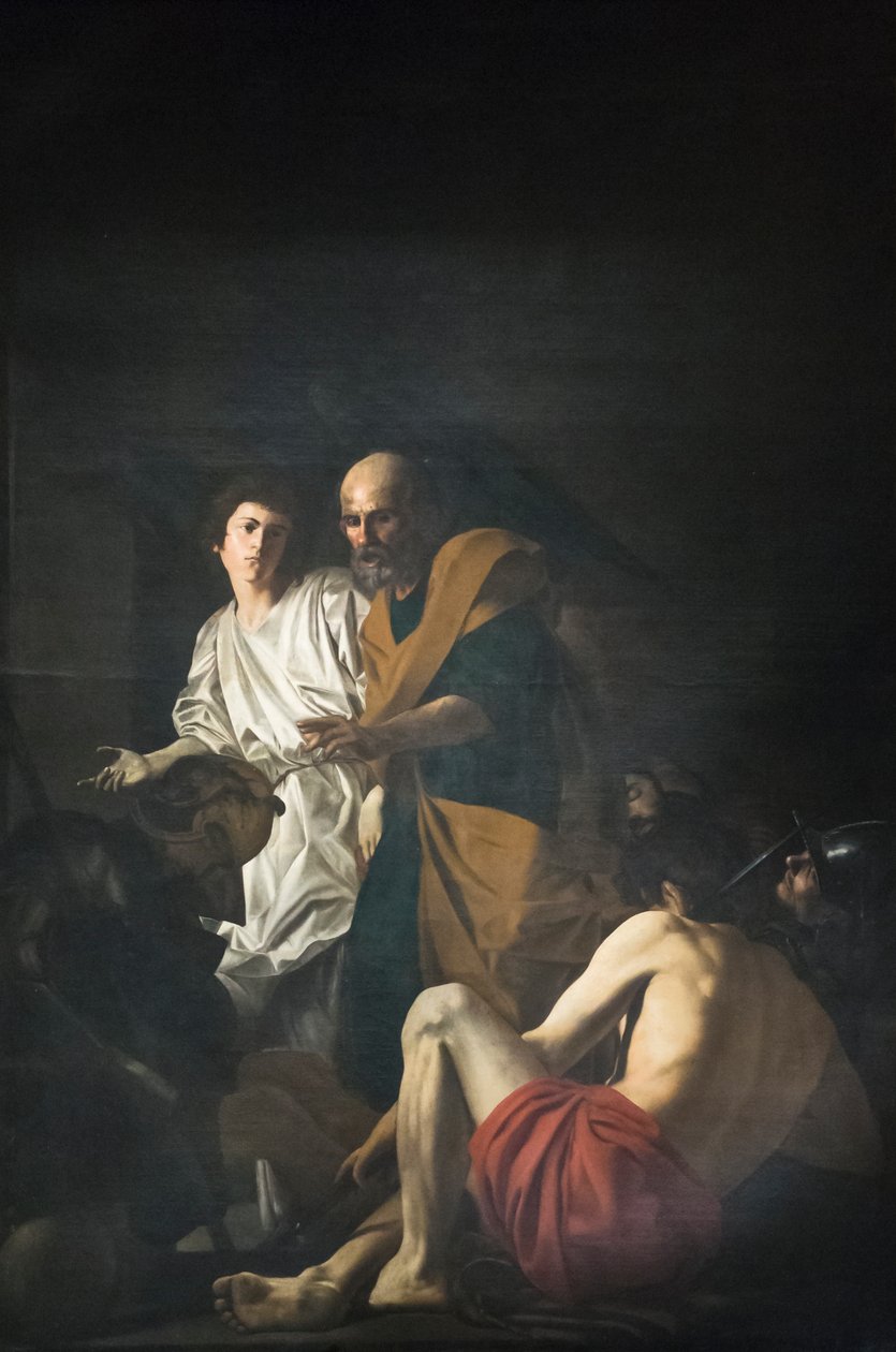 Sankt Peter frigiven från fängelset av Giovanni Battista Caracciolo