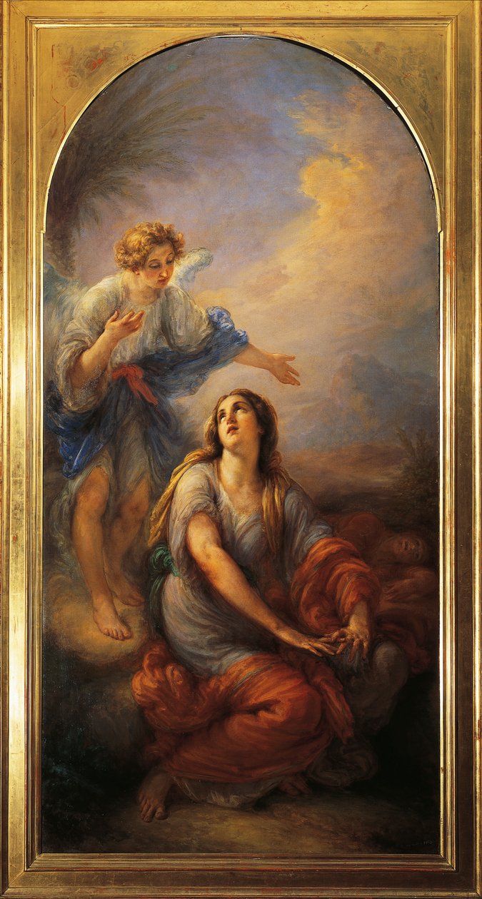 Hagar i öknen av Giovanni Carnovali
