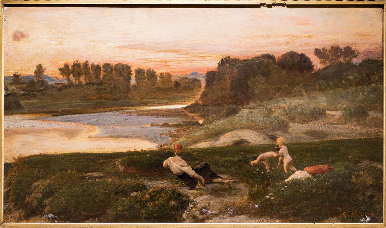 En eftermiddag på Cascine av Giovanni Costa
