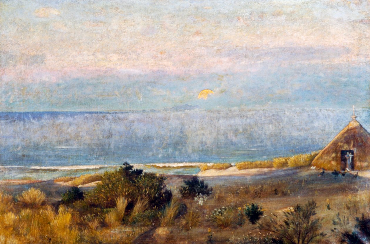 Månens nedgång i Medelhavet av Giovanni Costa