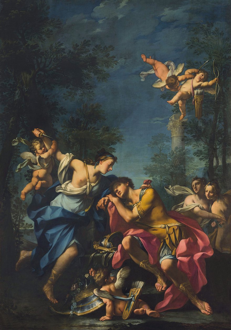 Rinaldo och Armida. av Giovanni Angelo Borroni