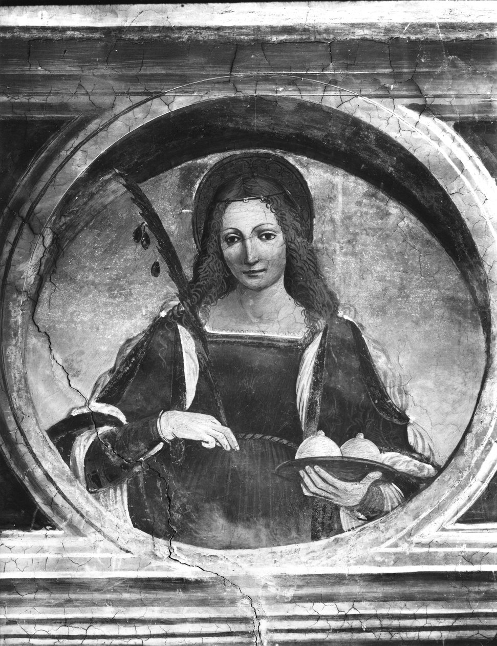 St Agatha av Giovanni Antonio Boltraffio
