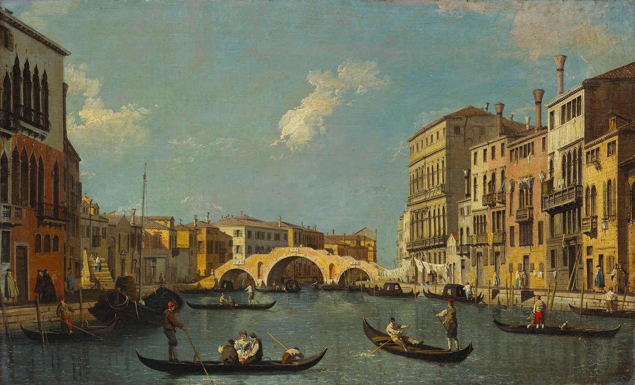 Cannaregio, Venedig av Giovanni Antonio Canal