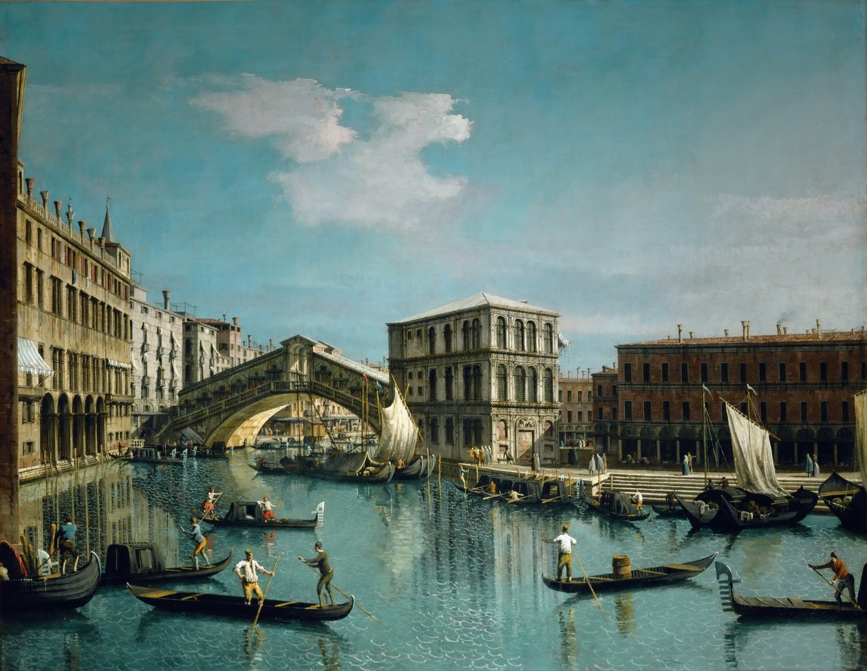 Rialtobron av Giovanni Antonio Canal
