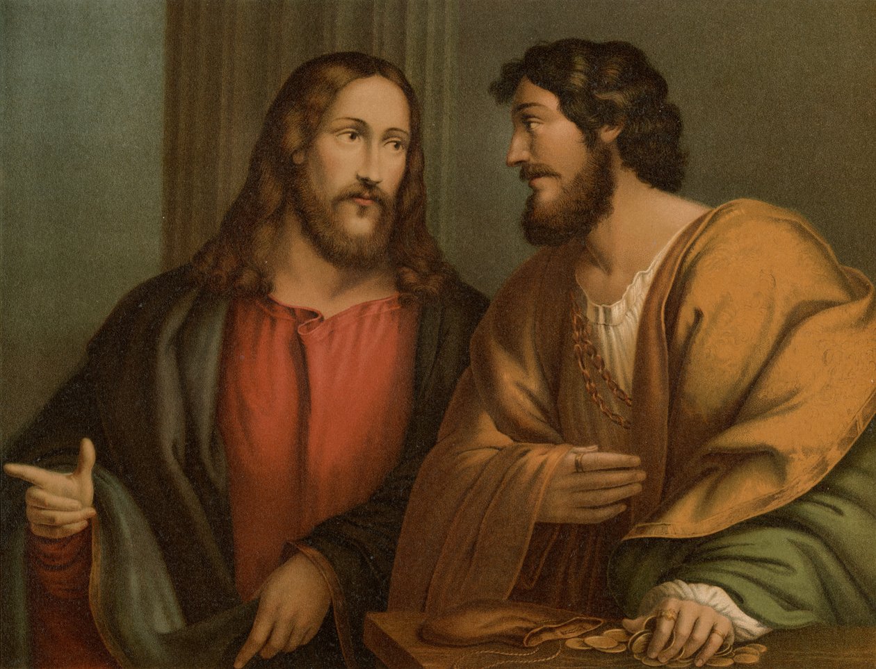 Matteus kallelse av Giovanni Antonio Pordenone