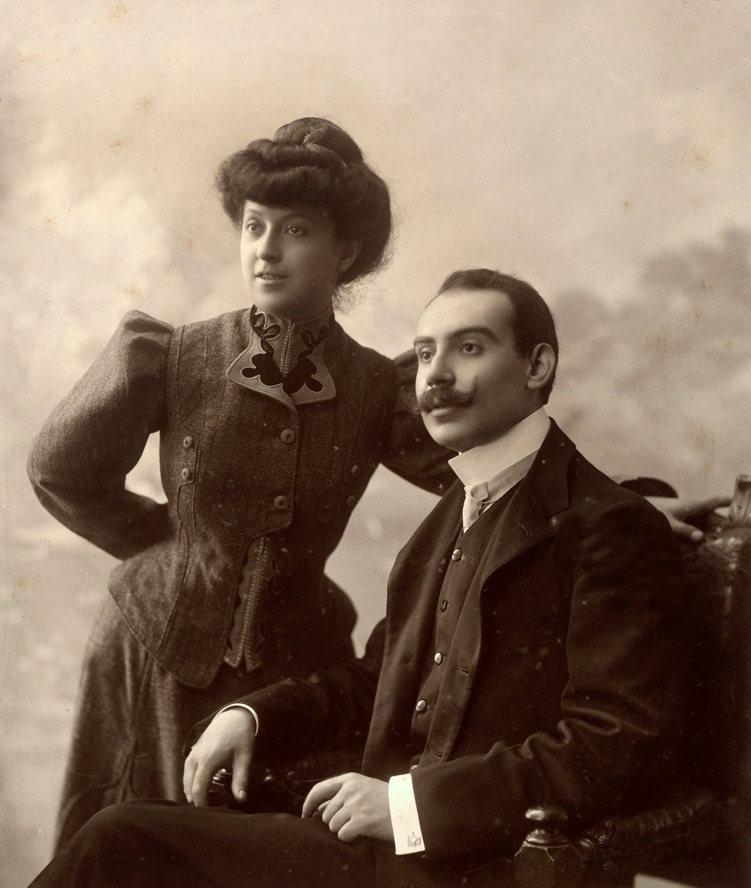 Alfredo Trombetta med sin fru av Phillipe de Marlier