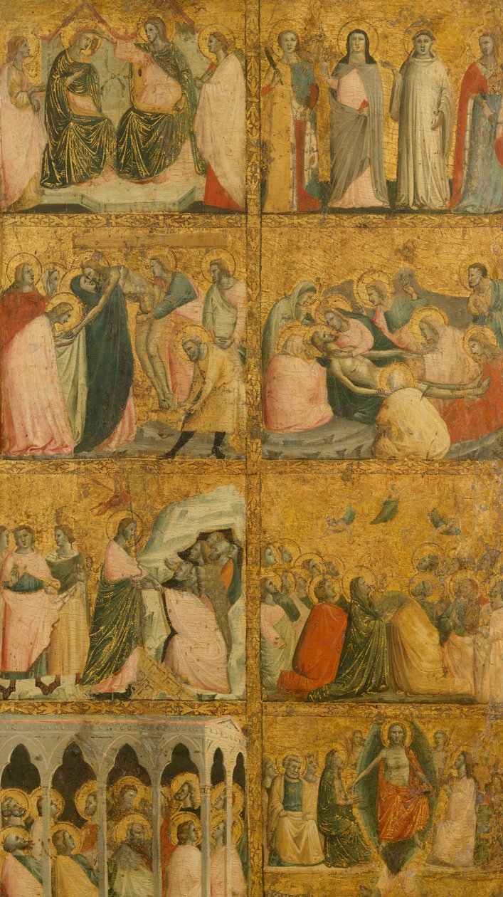 Scener från Kristi liv, mitten av 1340-talet. av Giovanni Baronzio