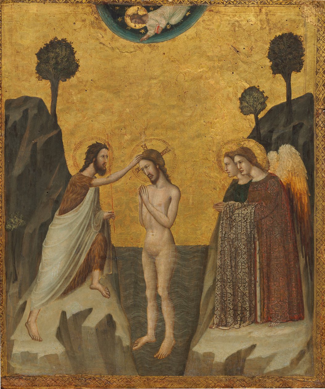 Kristi dop, ca. 1335. av Giovanni Baronzio