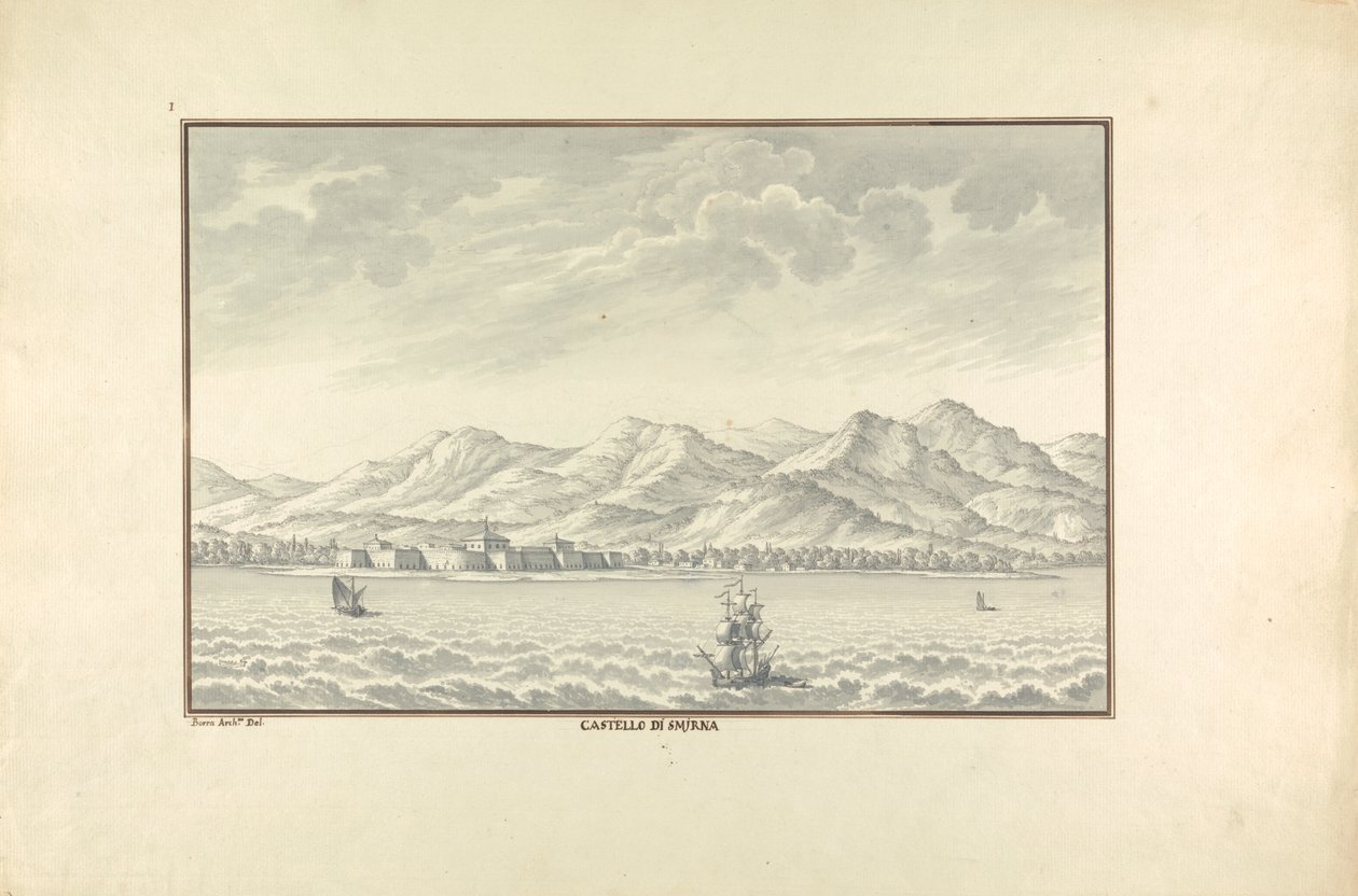 Smyrna slott av Giovanni Battista Borra