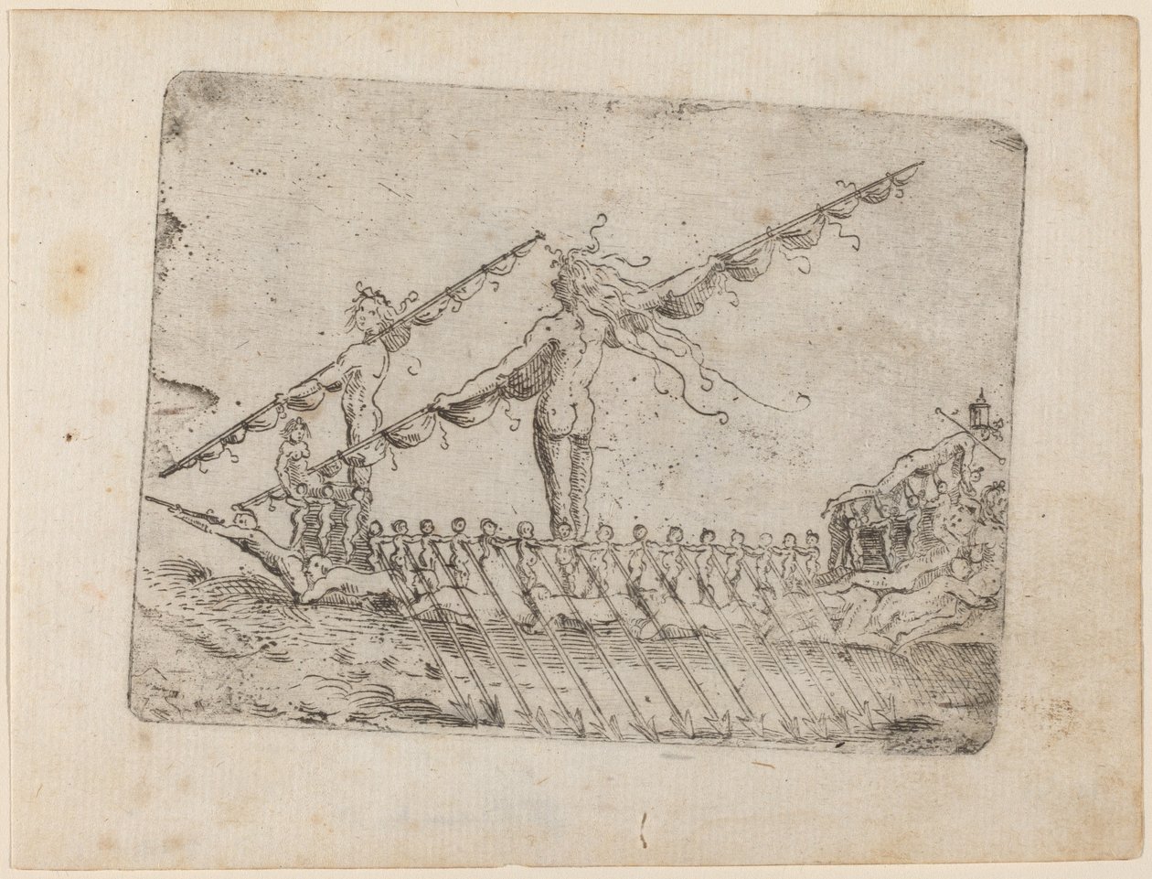 Från "Bizzarie di diverse figurer" av Giovanni Battista Bracelli