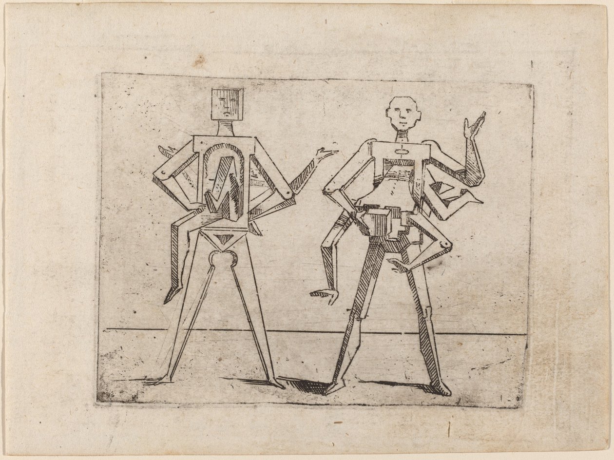 Från "Bizzarie di diverse figurer" av Giovanni Battista Bracelli