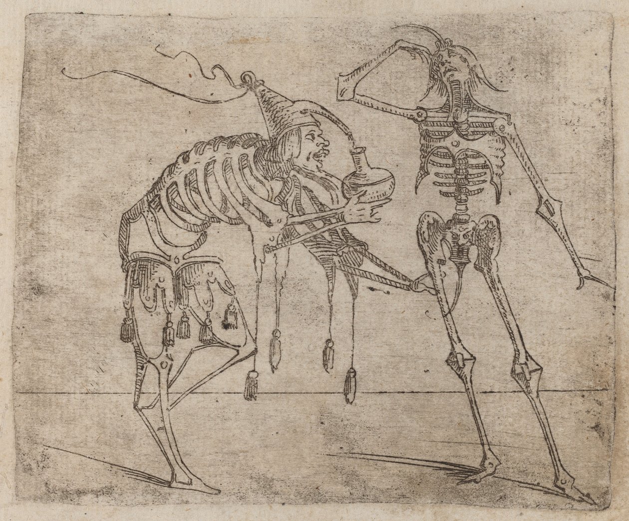 Från "Bizarre of Various Figures" av Giovanni Battista Bracelli