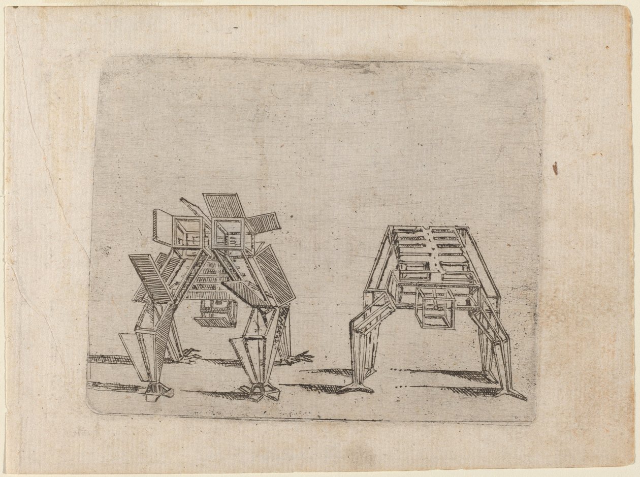 Från "Bizzarie di diverse figurer" av Giovanni Battista Bracelli