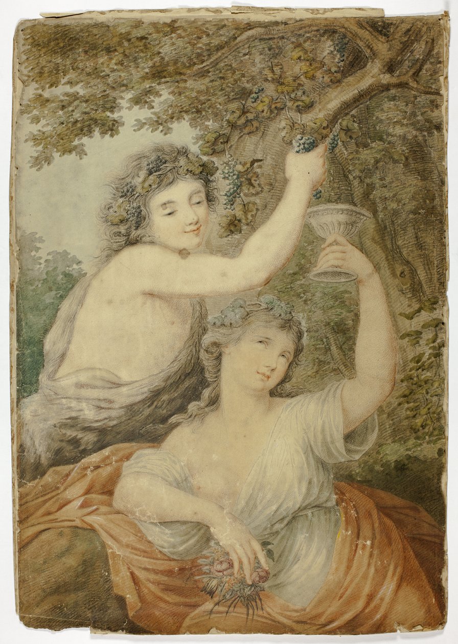 Bacchus och Maiden av Giovanni Battista Cipriani
