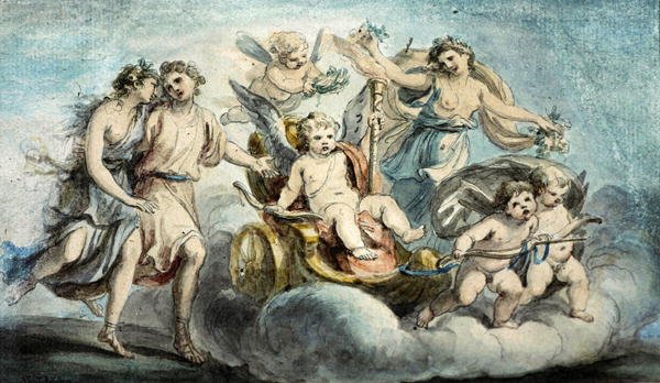 Amors triumf (wc) av Giovanni Battista Cipriani
