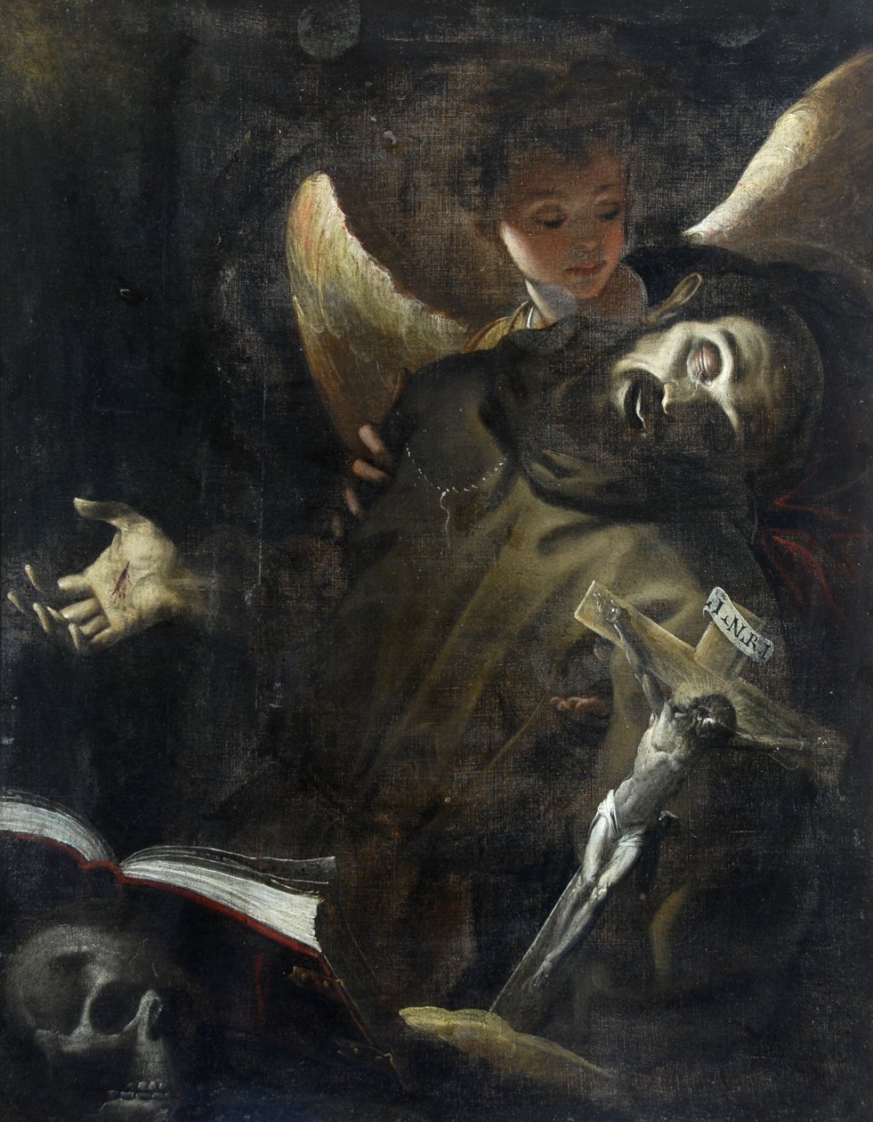S:t Franciskus i extas, ca 1598 av Giovanni Battista Crespi