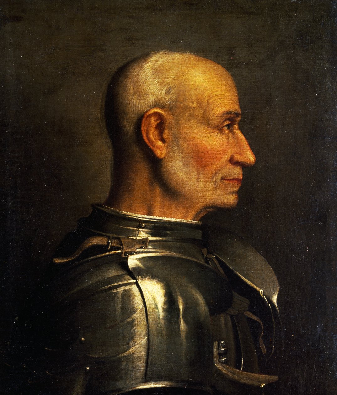 Porträtt av Bartolomeo Colleoni av Giovanni Battista Moroni