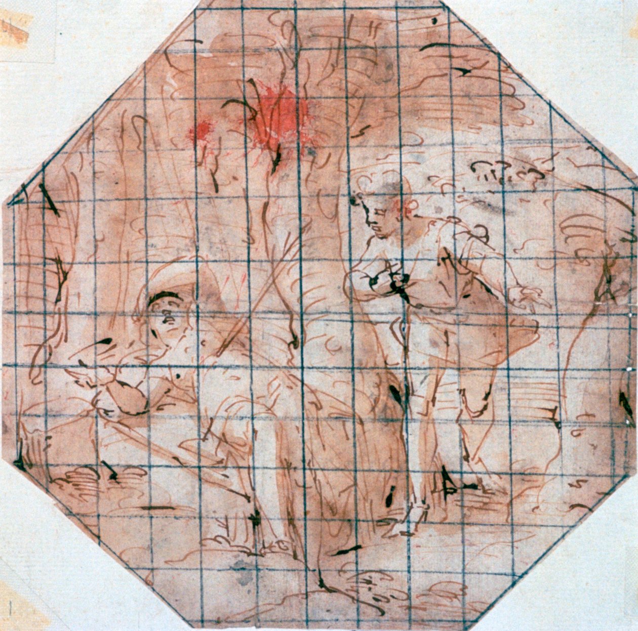 Cephalus och Procris, c1574-1627 av Giovanni Battista Paggi