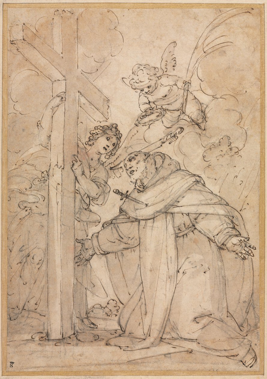 Sankt Peter Martyr av Giovanni Battista Paggi