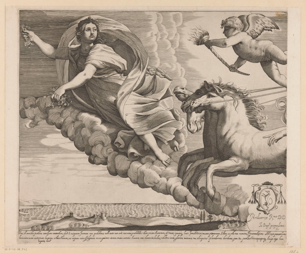 Apollo och Aurora (vänster del) av Giovanni Battista Pasqualini