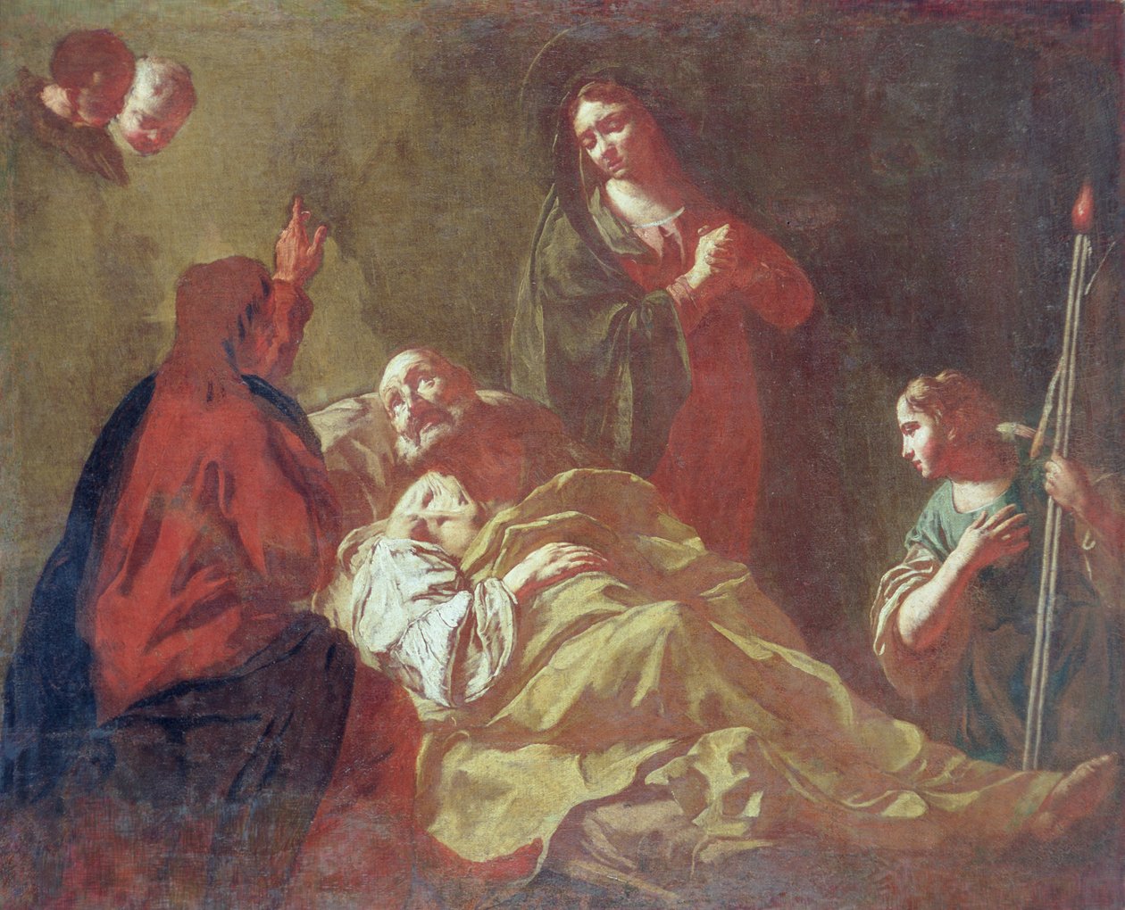 S:t Josefs död, c.1740 av Giovanni Battista Piazzetta
